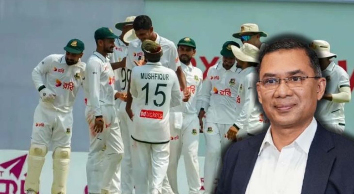 পাকিস্তানের বিপক্ষে টেস্ট সিরিজ জেতায় টাইগারদের অভিনন্দন প্রধানমন্ত্রীর